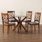 Baxton Studio Sadie Modern Grey and Walnut Brown Wood 5-Piece Dining Set 254-9876-10891-ZORO - alternate 3