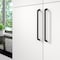 Richelieu 10 1/8 in (256 mm) Center-to-Center Matte Black Contemporary Cabinet Pull BP7348256900 - alternate 2