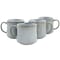 Gibson Home Picadelle 4 Piece 21oz Stoneware Mug Set in Light Grey 136622.01 - alternate 1