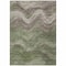 Homeroots 9' X 12' Green And Taupe Abstract Washable Indoor Outdoor Area Rug 618170 - alternate 2
