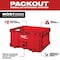 Milwaukee Tool PACKOUT Tool Crate, Polymer, Red, 18-3/4 in W x 15-1/2 in D x 10 in H 48-22-8440 - alternate 7