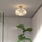 Vaxcel Semi Flush Mount Ceiling Light Fixture Euclid 16-in W Gold Aged Brass Contemporary Geometric C0284 - alternate 2