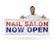 Signmission Nail Salon Now Open, 36 Inch x 96 Inch, Vinyl Banner B-96-30748 - alternate 2