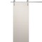 Sartodoors Modern Barn Door 18 x 80 inches, Ego 5000 Painted White Oak, 6.6FT Silver Rail Track Heavy Hardwar EGO5000BD-S-PWO-18 - alternate 1