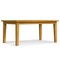 Homeroots 66" Oak Wood Dining Table 640722 - alternate 1