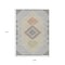 Homeroots 9' X 12' Pewter Copper And Silver Geometric Washable Indoor Outdoor Area Rug 631925 - alternate 5