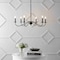 Jonathan Y Wicklow 34.75" 6-Light Bohemian Farmhouse Iron LED Chandelier, Black JYL7559B - alternate 3