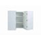Cambridge Radiance 24in.Wx12in.Dx30in.H Ready to Assemble Slab Corner Diagonal Kitchen Cabinet in White Gloss SA-WC2430-WG-KIT - alternate 2