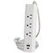 Powerzone SURGE STRIP A&C 300J WHITE 6FT ORPBSUFC413 - alternate 2