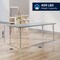 Flash Furniture Wren 72 in x 30 in Adjustable Height Activity Table, Thermal Laminate Top, Short Legs, Gray XU-A3072-REC-GRY-T-P-GG - alternate 7