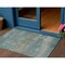 Homeroots 3' X 5' Aqua And Beige Abstract Washable Indoor Outdoor Area Rug 630819 - alternate 1