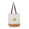 Picnic Time Family Of Brands NFL Minnesota Vikings - Pico Willow and Canvas Lunch Basket 200-00-187-184-2 - alternate 1