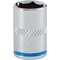 Channellock 1/4'' Drive 11 mm 6-Point Shallow Metric Socket 398160 - alternate 1
