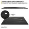 Anzzi 59 in. x 35 in. Barrier-Free Curbless Shower Base in Black with Reversible Drain and ADA Compliant SB-AZ508RL-BL - alternate 3