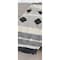 Homeroots 60" X 50" Black and Blue Woven Cotton Striped Throw Blanket with Tassels 516620 - alternate 2