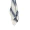 Homeroots 50" X 60" Blue And Ivory Cotton Woven Striped Throw Blanket with Fringe 518817 - alternate 1