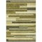 Homeroots 5' X 8' Olive Green Ivory And Beige Striped Washable Indoor Outdoor Area Rug 613303 - alternate 3