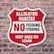 Signmission Alligator Warning Shield Sign Alligator, 6 Inch X 6 Inch, Plastic Sign SHI-P-6-357 - alternate 5