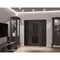 Vdomdoors Aluminum Door Iron 1633 Black Entry Steel Metal Classic Painted 62 x 80 (14+36+14 x 80)-Left Inswin IRON1633EXD-BLK-W14+36+14xH80-LH-I - alternate 3