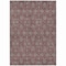 Homeroots 3' X 5' Merlot Gray And Taupe Floral Washable Indoor Outdoor Area Rug 582284 - alternate 2
