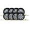 Mytee Products 2inx9ft Ratchet Tire Wheel Strap Over The Tire Auto Hauler Tie Down Straps, 8PK RST-209SHRBx8 - alternate 1
