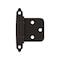 Amerock Variable Overlay Self-Closing, Face Mount Oil-Rubbed Bronze Hinge - 1 Pair BPR3429ORB - alternate 1