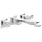 Delta 3-hole 8" wall installation Hole Wall-Mount Lavatory Faucet, Chrome T3567LF-WL - alternate 1