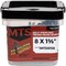 Big Timber No, 8 x 1-5/8'' Modified Truss Head Drill Point Metal Screw, 1 Lb. 1MTD8158 - alternate 1
