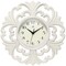 Infinity Instruments Wisteria Wall Clock, Ivory, 15.5" 20331IV-4561 - alternate 1
