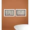 Homeroots Set Of Two Hot Bath 6 White Framed Print Bathroom Wall Art, 2PK 405909 - alternate 3
