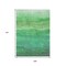 Homeroots 9' X 12' Green And Mint Green Abstract Washable Indoor Outdoor Area Rug 618146 - alternate 5