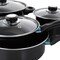 Gibson Home Newton 7 Piece Carbon Steel Cookware Set in Black 127752.07 - alternate 3