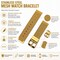 Elegani Mesh Stainless Steel Replacement Band Compatible with Apple Watch 40mm, Yellow Gold SBMST-YGD-40mm - alternate 2