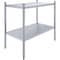 Amgood 2 Tier Galvanized Steel Dry Storage Unit. 24 in. x 43 in. x 38 in. 2GS-2443-Z - alternate 1