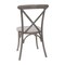 Flash Furniture Advantage Grey X-Back Chair, PK2 X-BACK-GREY-2 - alternate 3