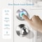 Wrightmaster 3 in 1 Corded Zinc Smart Lock Deadbolt, Keyless Entry Door Lock with Fingerprint Digital, APP Contr ZR-DF01T-SR - alternate 3