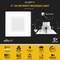 Nuwatt 4 Inch Square MR16 LED Retrofit 12v Recessed Downlights, 2700K-5000K, 660LM, GU5.3 Base, 12PK NW-SQDL-4-MR16-LV-5CT-WH-12P - alternate 3