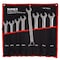 Sunex 8 Pc. Metric Full Polish V-Groove Combination Wrench Set 9919MA - alternate 1