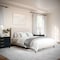 Martha Stewart Britta Full Upholstered Platform Bed w/Rounded Headboard, Piped Detailing/Cushioned Sderails, Beige TW-3WDB01B-F-BG-MS - alternate 6