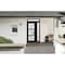 Vdomdoors Front Exterior Prehung FiberGlass Door Frosted Glass / Manux 8552 Matte Black / Sidelight and Trans MANUX8552EXD-BLK-W36+16 x H80+14-RH - alternate 3