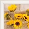 Homeroots Set Of Two Vintage Country and Sunflowers 1 White Framed Print Wall Art, 2PK 406037 - alternate 2
