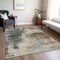 Homeroots 3' X 5' Beige Brown And Gray Abstract Washable Indoor Outdoor Area Rug 587314 - alternate 3