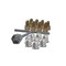 Pacific Dual Fits 17  8 Lug 5 Vent Holes Wheel Polished Stainless Steel BoltOn 30-1708 - alternate 4