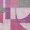Homeroots 8' X 10' Blush And Mauve Geometric Washable Indoor Outdoor Area Rug 617899 - alternate 3