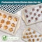 Bakken-Swiss BAKKEN 3-Piece Nonstick Cookie Sheets Set, Carbon Steel with Silicone Handles, White Marble BKBSMARWHT3 - alternate 4