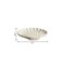 Homeroots 4in White And Gold Resin Handmade Seashell Trinket Tray 723723 - alternate 3