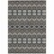 Homeroots 5' X 8' Charcoal Brown And Ivory Moroccan Washable Indoor Outdoor Area Rug 594311 - alternate 3