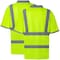 Protectx Short Sleeve T-Shirt, Class 2, Polyester, Green, S, 2 PK ST-POBK150SS1-GN-S-02 - alternate 3