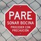 Signmission Pare Sonar Bocina Proceder Con Prec, 6 inch X 6 inch, Plastic Sign, 2PK OC-P-2PACK-6-205 - alternate 3