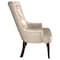 Leisuremod Spruce Collection Modern Wooden Dining Chair in Taupe SC24TP - alternate 2